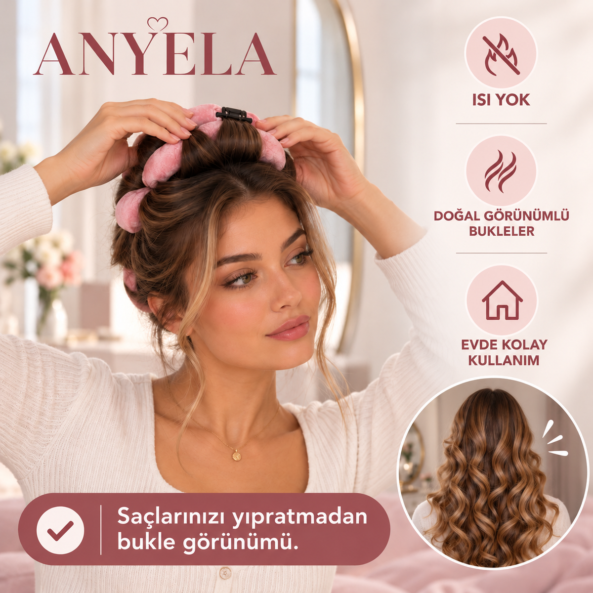 Anyela™ Bukle Saç